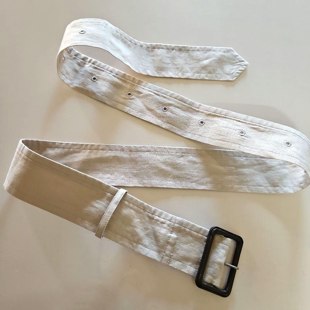 美品⭐MARGARET HOWELL リネンショートトレンチコート1 麻