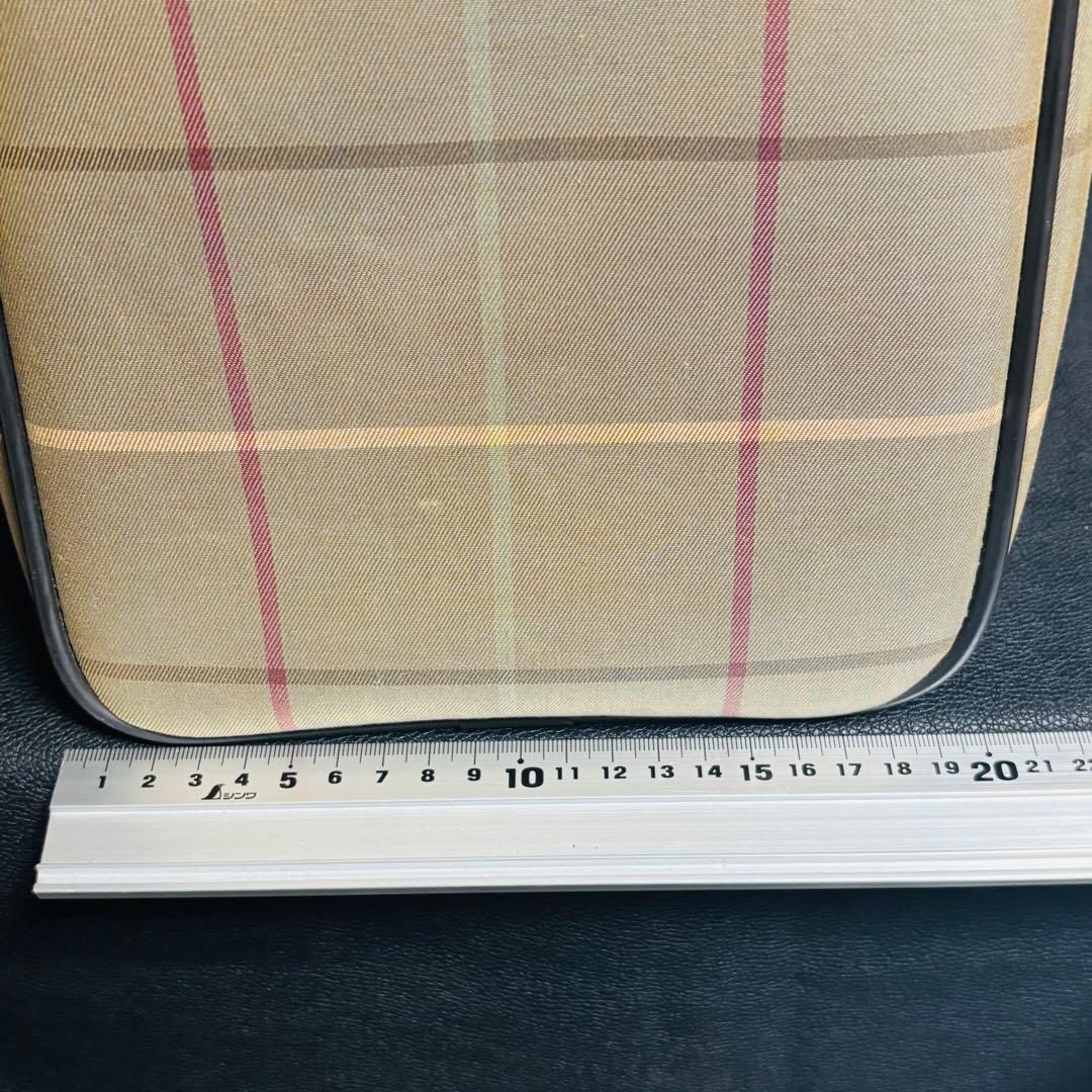 BURBERRYSバーバリー チェック柄 ボストンバッグ　ミニボストン