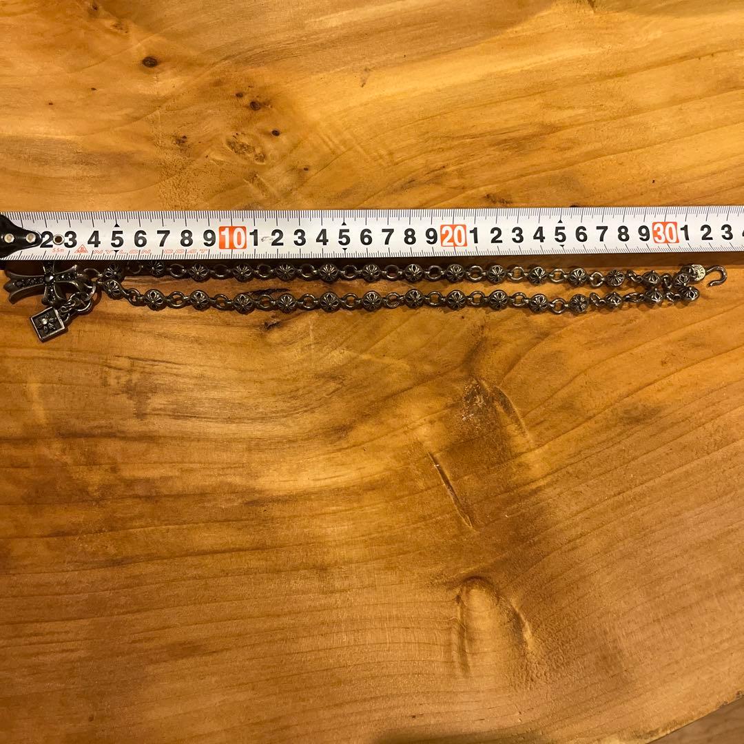 メタル クロスチャーム ネックレス 約30cm