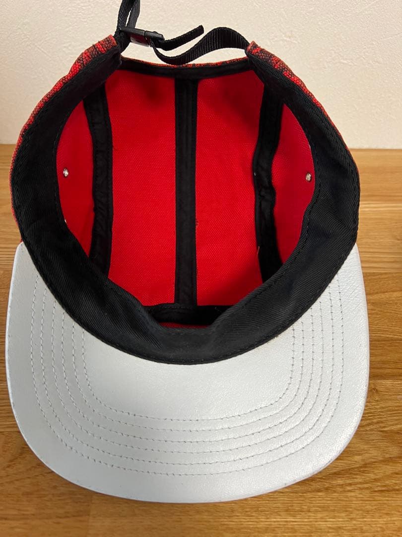 uraraSupreme ジェットキャップ レオパード柄 豹 赤 白