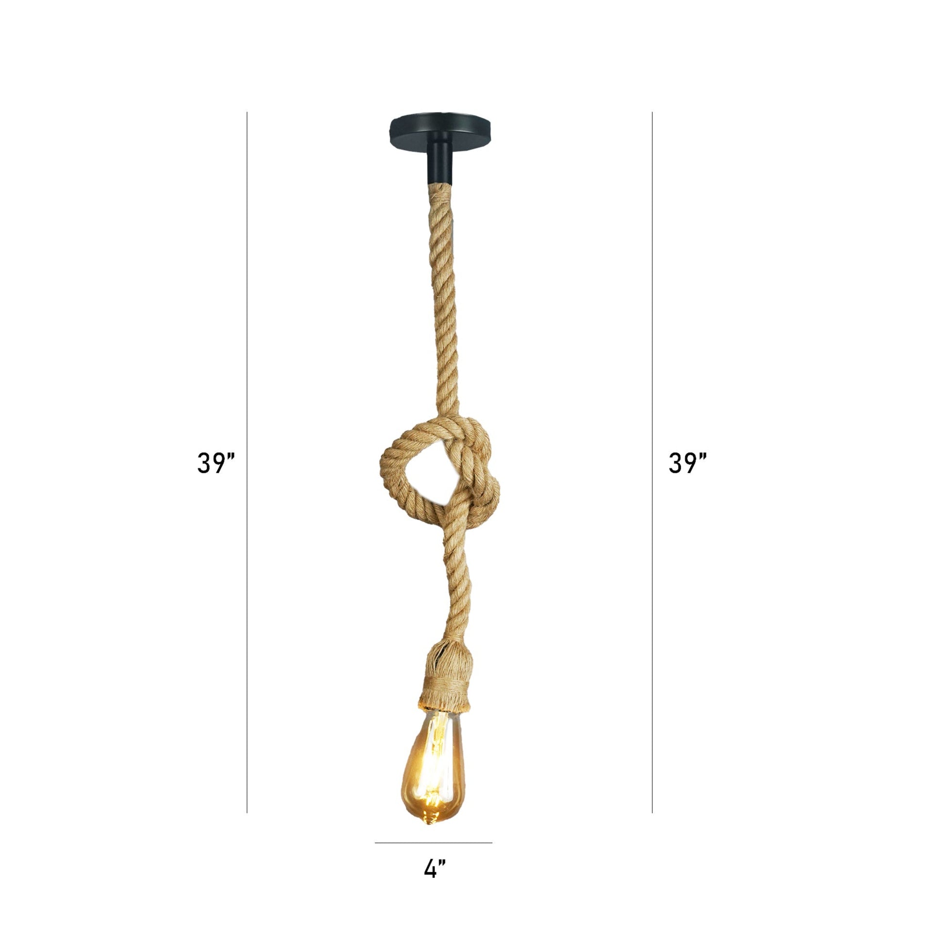 Rope Hanging light – National Lights Company